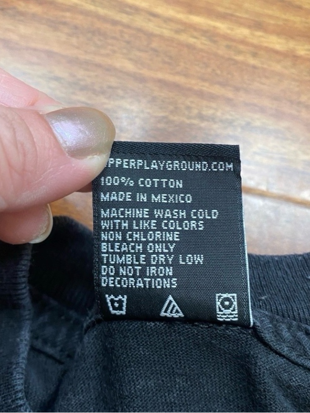 Upper Playground Men's Black Music Graphic Crew T-Shirt Size Medium Streetwear - Picture 10 of 13